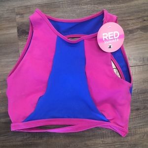 NWT Open Back Sports Bra